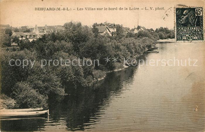 Behuard Les villas sur le bord de la Loire