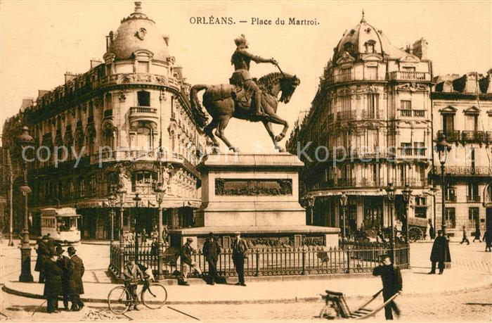 Orleans Loiret Place du Martroi Monument Statue de Jeanne d Arc