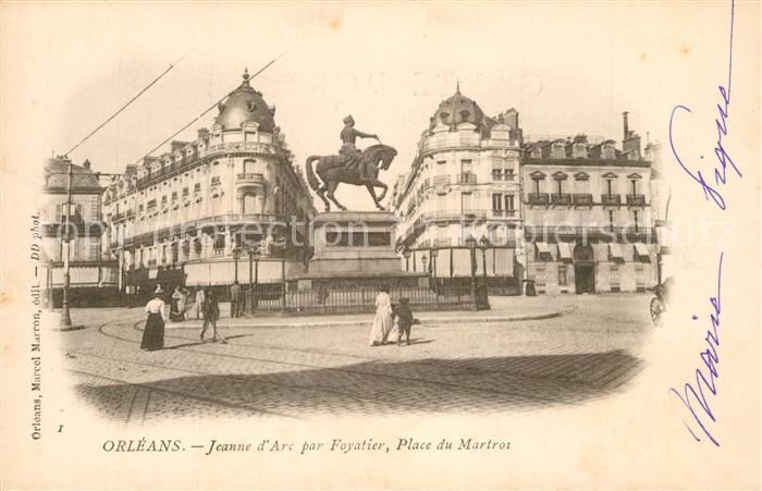 Orleans Loiret Place du Martroi Monument Statue de Jeanne d Arc