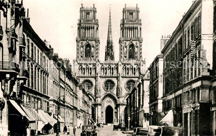 Orleans Loiret Rue Jeanne d Arc Cathedrale Sainte Croix