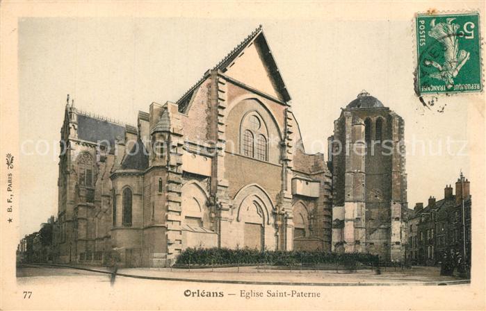 Orleans Loiret Eglise Saint Paterne