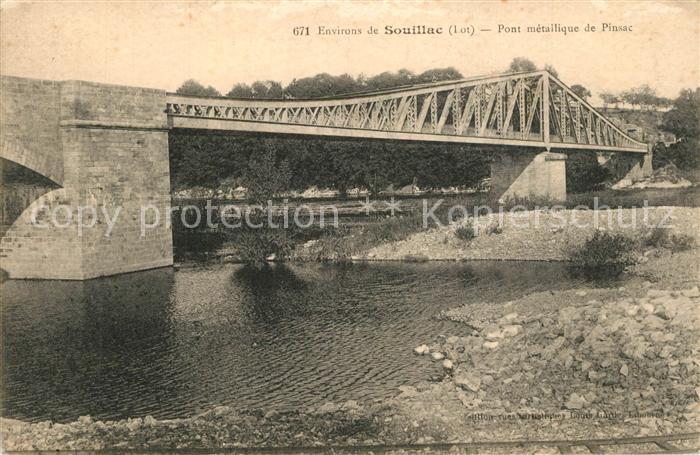 Pinsac Pont métallique