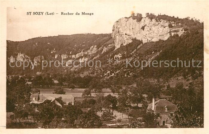 Saint-Sozy Panorama Rocher de Monge