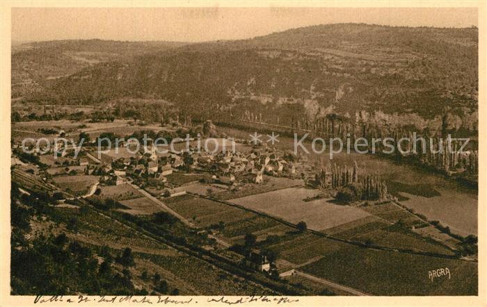 Saint-Martin-Labouval Panorama Vallee du Lot