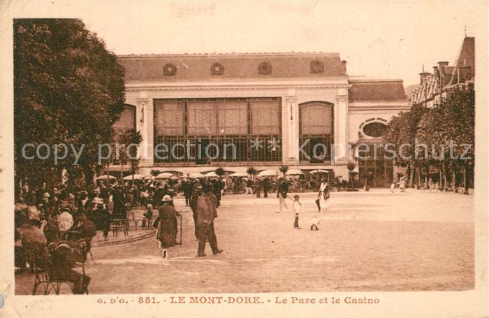 Le Mont-Dore Puy de Dome Le Parc et le Casino