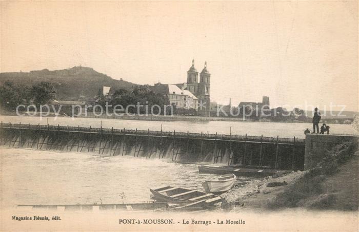 Pont-a-Mousson Le Barrage La Moselle