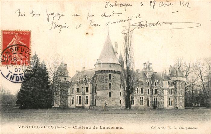 Vendoeuvres Chateau de Lancosme