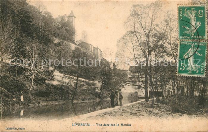 Liverdun Vue derriere le Moulin