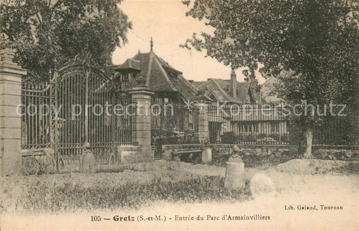 Gretz-Armainvilliers Entree du Parc d Armainvilliers
