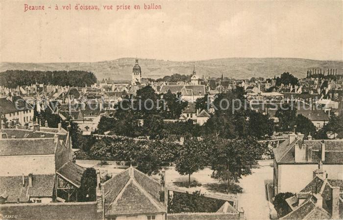 Beaune-d Allier A vol d’oiseau vue prise en ballon