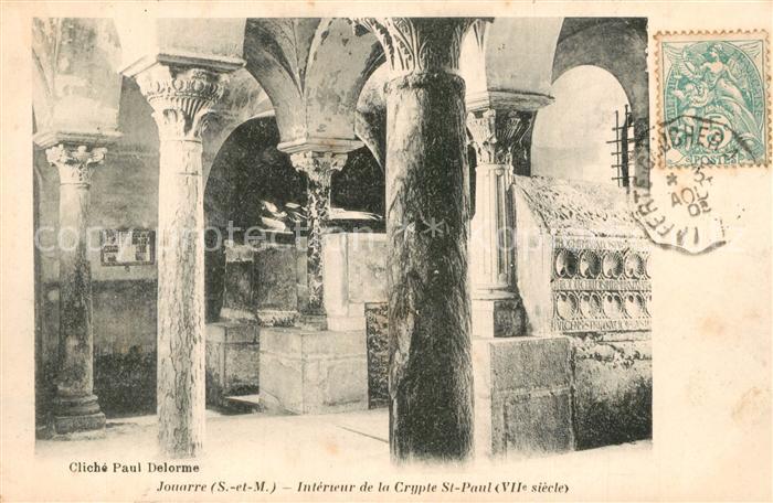 Jouarre Interieur de la Crypte St Paul