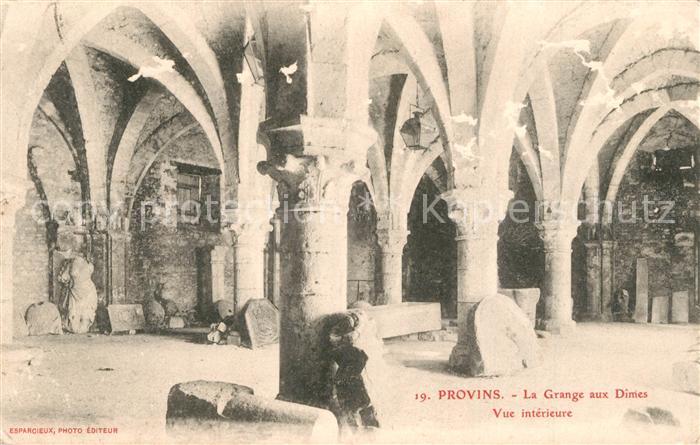 Provins La Grange aux Dimes Vue interieure