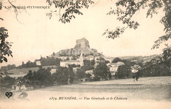 Busseol Vue generale et le Chateau