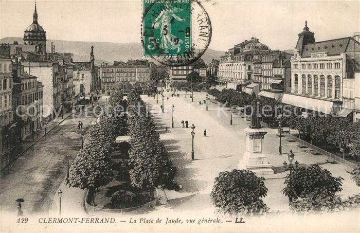 Clermont Ferrand Puy de Dome La Place de Jaude vue generale