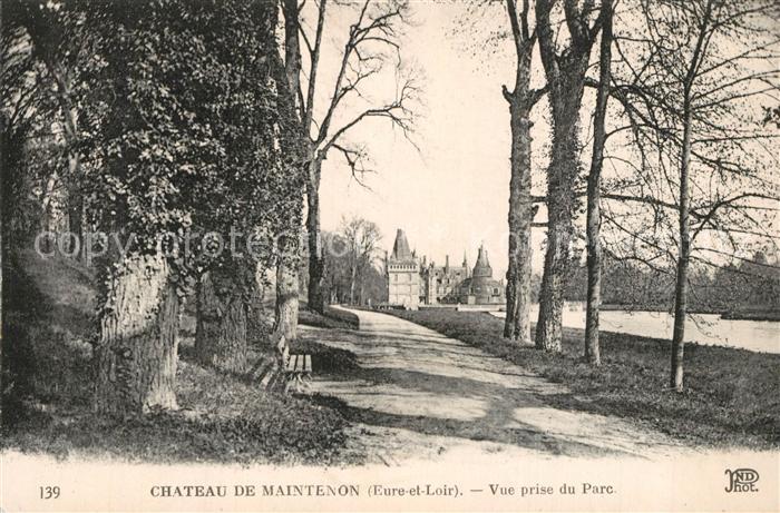 Maintenon Chateau de Maintenon Vue prise du Parc