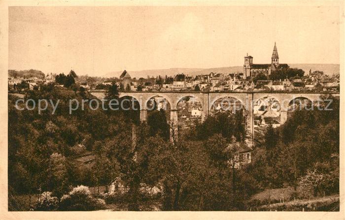 Semur-en-Auxois La Ville et le Viaduc