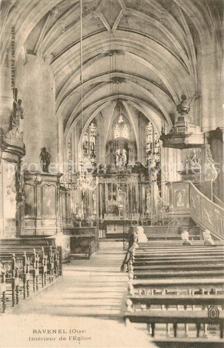 Ravenel Oise Interieur de l'Eglise