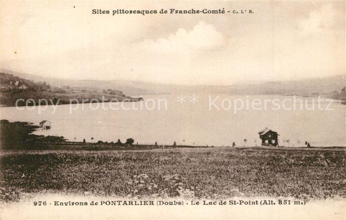 Pontarlier Doubs Le Lac de St Point