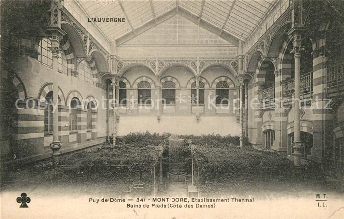 Puy-de-Dome Mont Dore Etablissement Thermal Bains de Pieds