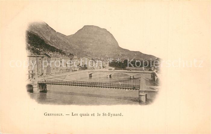 Grenoble Les quais et le St Eynard