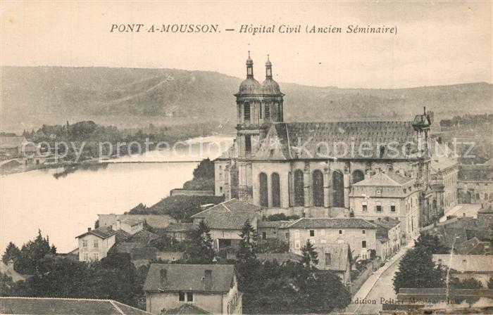 Pont-a-Mousson Hopital Civil Ancien Seminaire