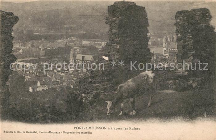 Pont-a-Mousson a travers les Ruines