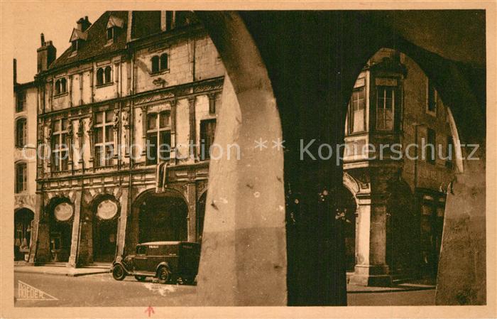 Pont-a-Mousson La Maison des Sept Peches Capitaux vue depuis les Arcades