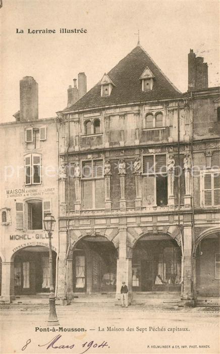 Pont-a-Mousson La Maison des Sept Peches capitaux