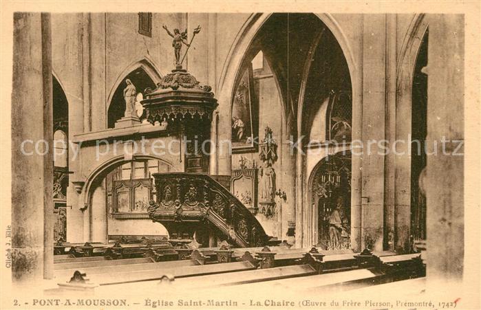 Pont-a-Mousson Eglise Saint Martin La Chaire