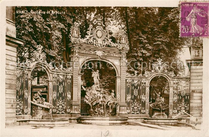 Nancy Lothringen Fontaine de Neptune
