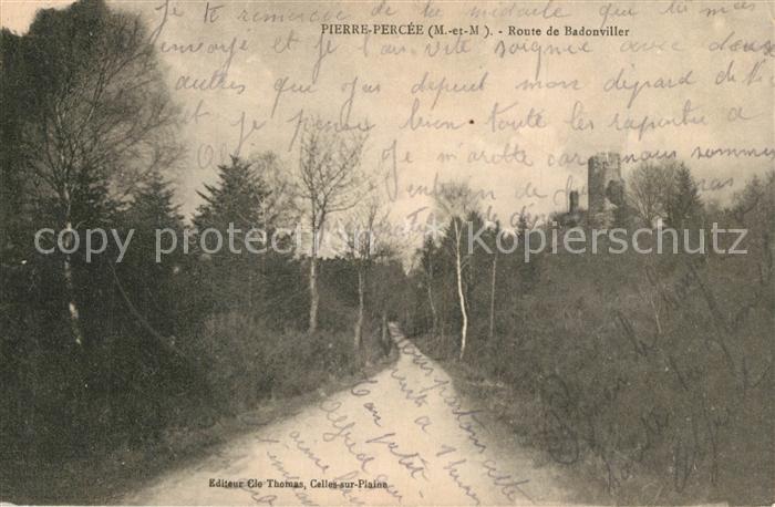 Pierre-Percee Route de Badonviller