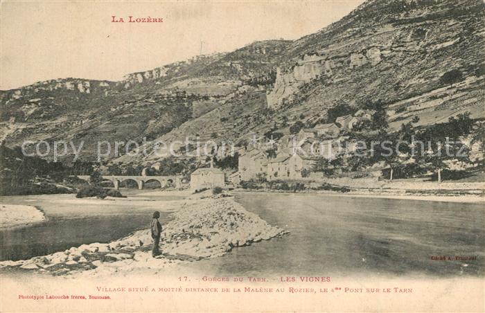 Les Vignes Lozere Gorges du Tarn