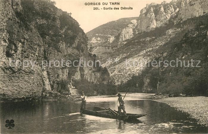 Lozere Region Gorges du Tarn Sortie des Detroits
