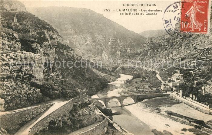 La Malene Les derniers lacets de la Route du Causse