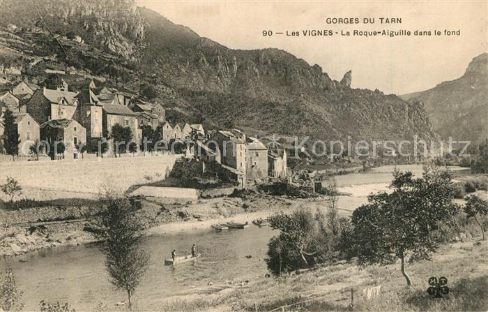 Les Vignes Lozere Gorges du Tarn La Roque Aiguille dans l