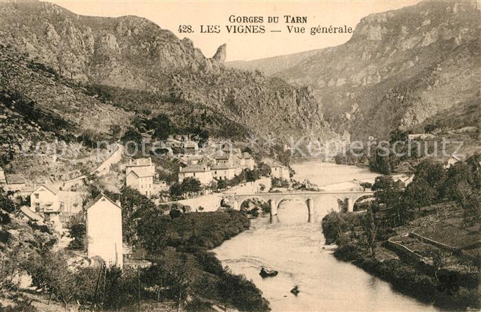 Les Vignes Lozere Gorges du Tarn Vue generale