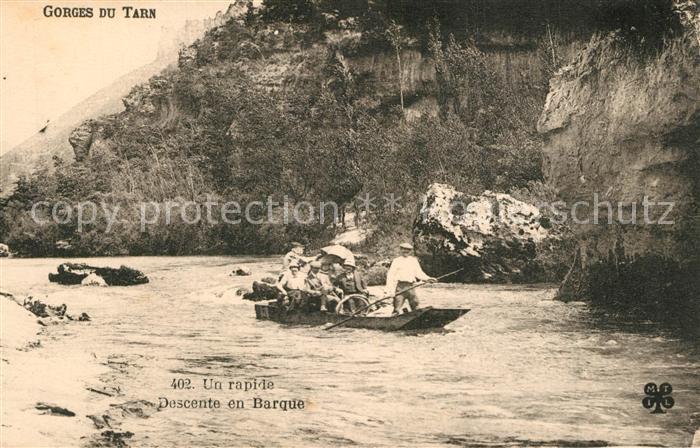 Lozere Region Les Gorges du Tarn Un rapide Descente e