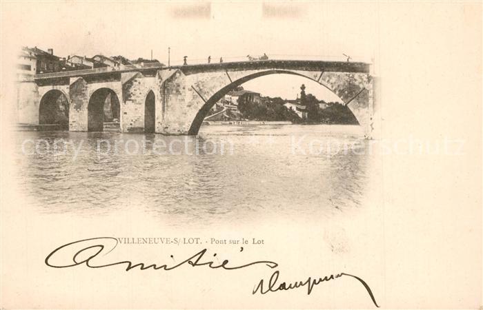 Villeneuve-sur-Lot Pont sur le Lot