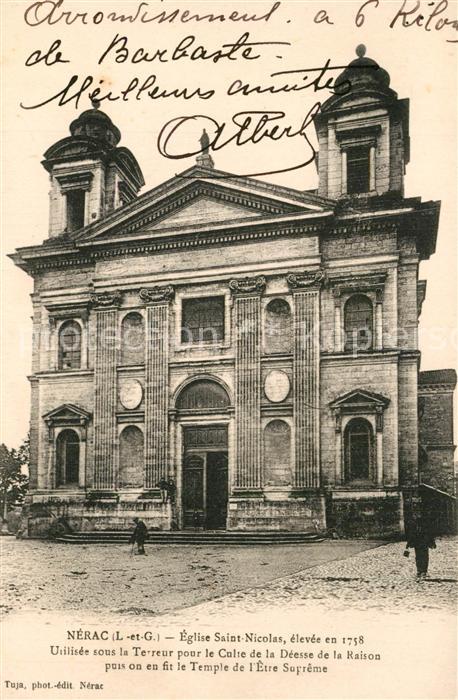Nerac Eglise Saint Nicolas