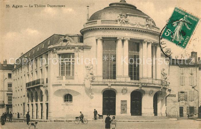 Agen Lot et Garonne Le Theatre Ducourneau