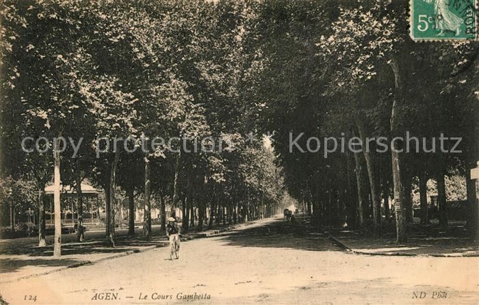 Agen Lot et Garonne Le Cours Gambeila