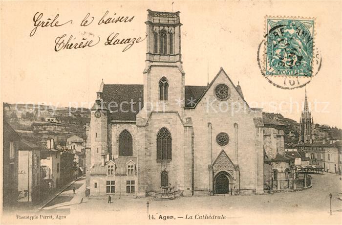 Agen Lot et Garonne La Cathedrale