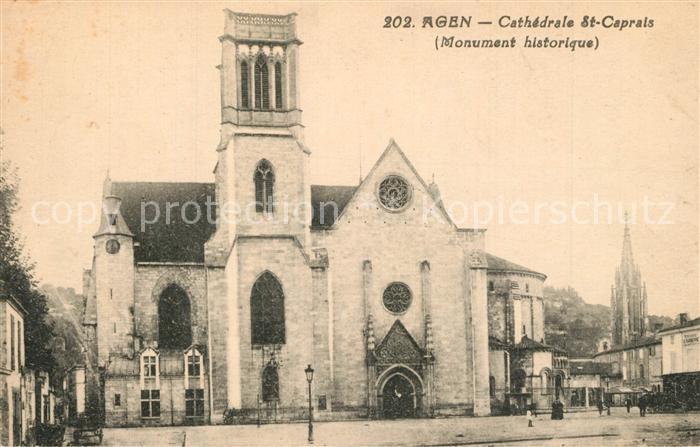 Agen Lot et Garonne Cathedrale St Caprais