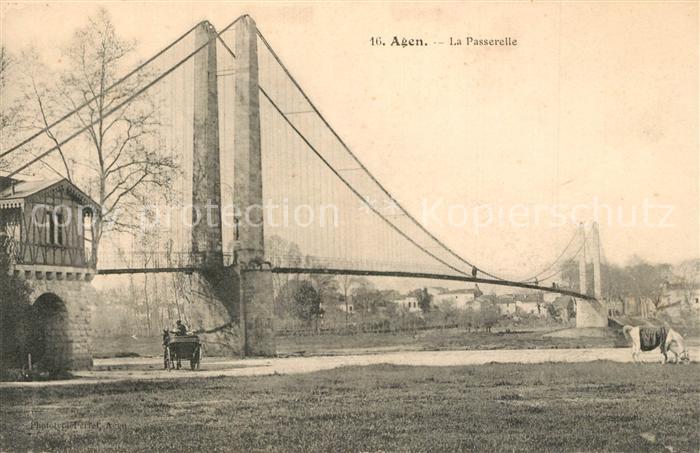 Agen Lot et Garonne La passerelle