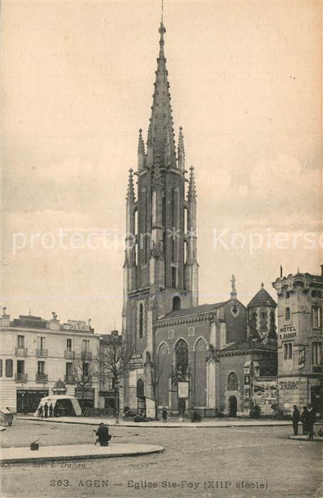Agen Lot et Garonne Eglise Sainte Foy