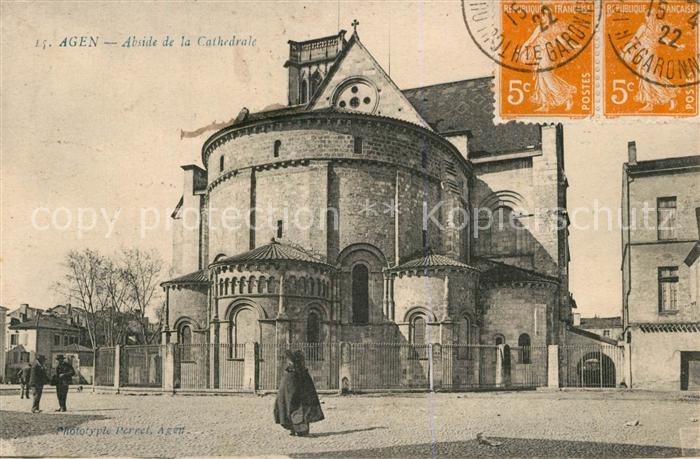 Agen Lot et Garonne Abside de la Cathedrale