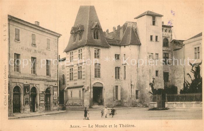 Agen Lot et Garonne Le Musee et le Theatre