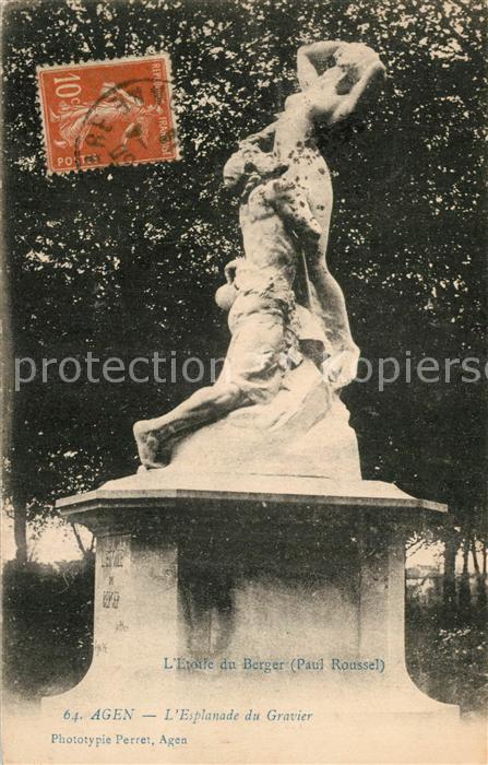 Agen Lot et Garonne Esplanade du Gravier