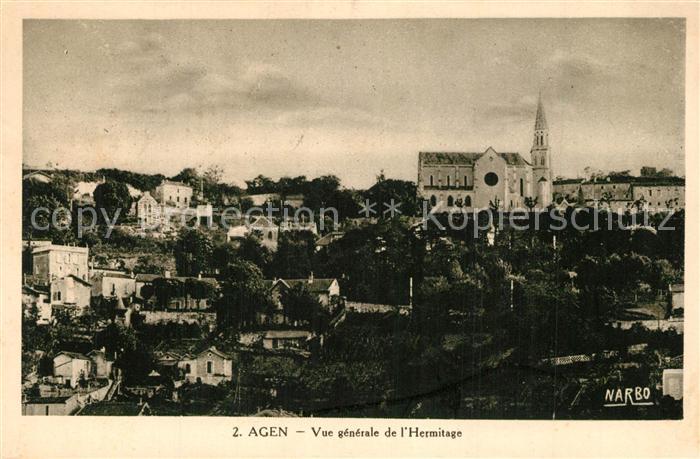 Agen Lot et Garonne Vue generale de l Hermitage