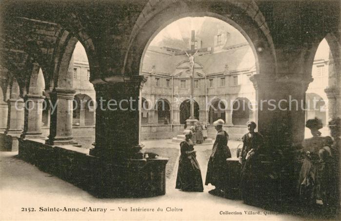 Sainte-Anne-d Auray Vue intérieure du Cloître Lieu de Pèlerinage Wallfahrtsort